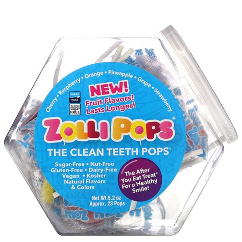 teeth cleaning lollipops